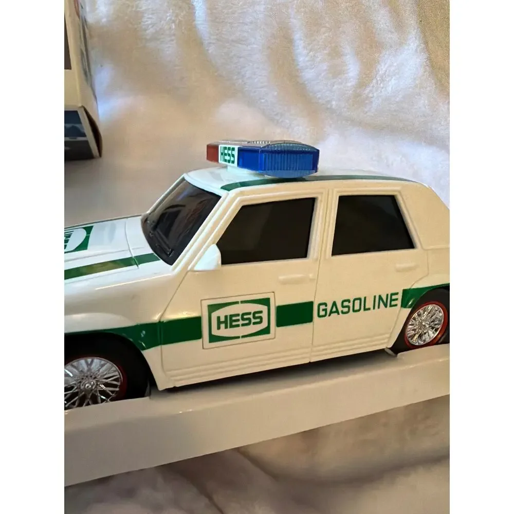 Vintage 1993 Hess Truck Patrol Car Toy Dual Siren Flashing Lights w/Original Box